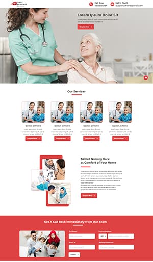 Sample High Converting Landing Page Created by Logicloop